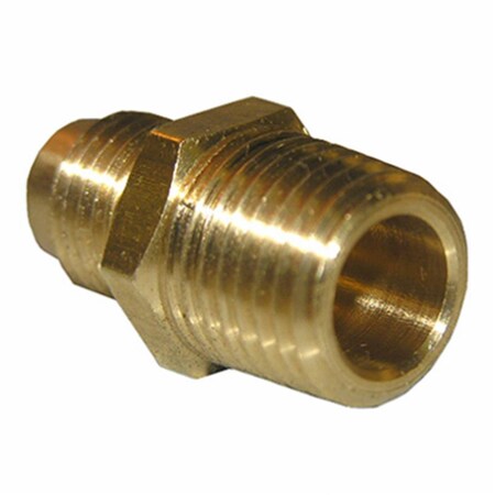 Larsen Supply Co 0.25 Flare x 0.25 in. Male Pipe Thread Brass Adapter 6PK 207924
